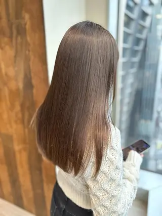 セミロング カラー 【1日2名様限定】 AFLOAT白川雄副のヘアスタイル