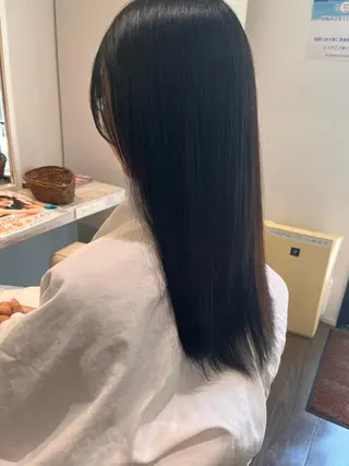 ロング 福本 好子のヘアスタイル
