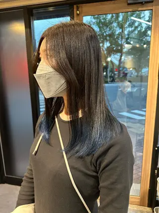 セミロング カラー ハイトーン/ボブ/ レイヤー💫カイセイのヘアスタイル