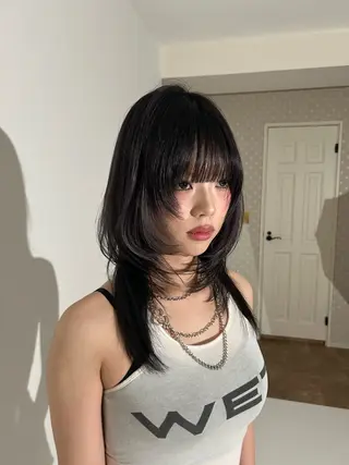 セミロング 🎀透明感カラー shizuka🎀のヘアスタイル