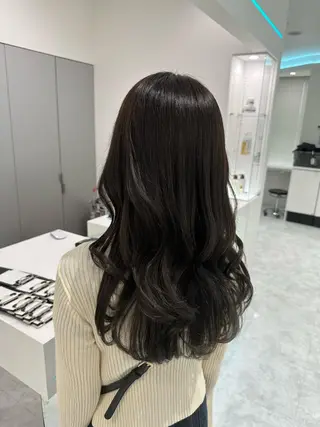 セミロング カラー ♡上品韓国髪♡ブラ ウン/SAYATOのヘアスタイル