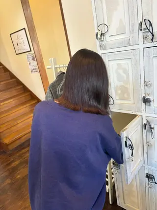 ミディアム ルプラボウ/中村潤菜 /ボブヘアのヘアスタイル