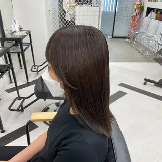 ミディアム カラー パーマ ヘアアレンジ メンズ mona/ ストレートスタイル✨のヘアスタイル