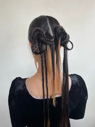 ヘアアレンジ 横田 愛梨のヘアスタイル