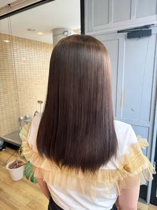 ロング カラー ツキダテ ユイのヘアスタイル