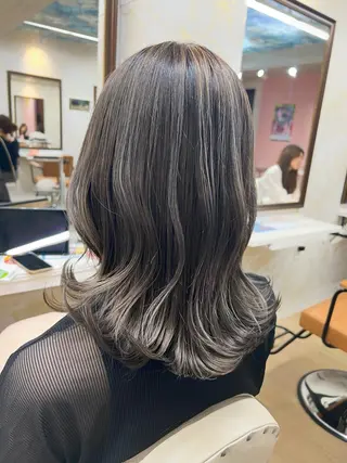 ミディアム 髪質改善/ メンズカット・パーマのヘアスタイル