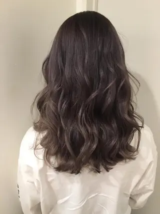 セミロング カラー 🌈評価No.1🌈 艶髪カラー❌エクステのヘアスタイル