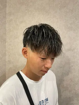 カラー パーマ メンズ バレイヤージュ特化｜ Takuのヘアスタイル