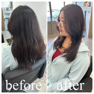 ロング 山本 駿介のヘアスタイル