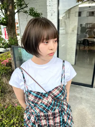 ショート カラー 池本 勇大のヘアスタイル