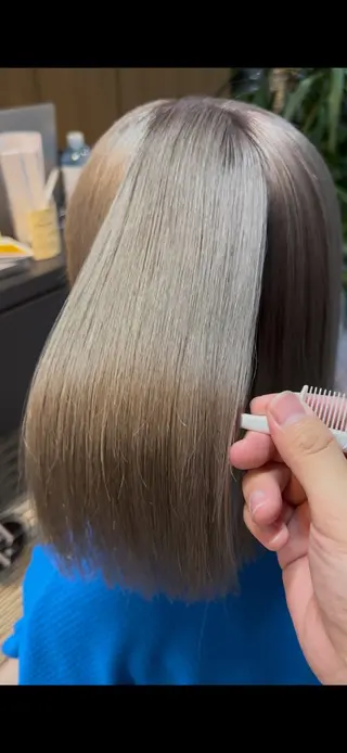 ミディアム arika オケシ　リョウダイのヘアスタイル