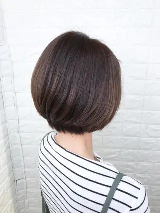 ショート カラー エイジングケア特化 美容師✂️山崎竜二のヘアスタイル