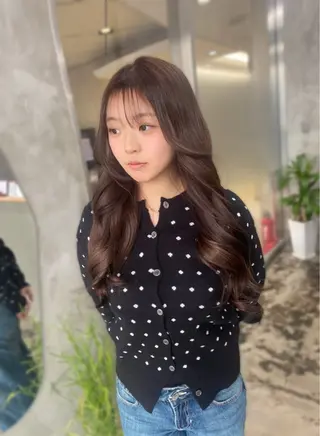 ロング カラー さわ 🫧🎀のヘアスタイル