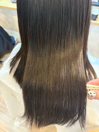 セミロング 韓国ヘアー🇰🇷 MIWAのヘアスタイル