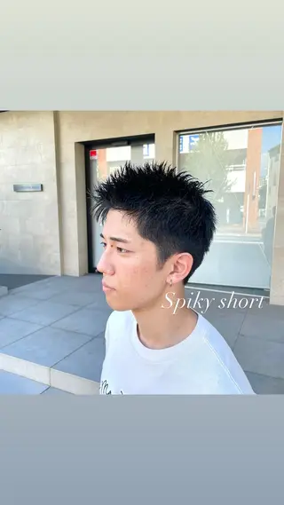 ショート メンズ 横山 亮太のヘアスタイル