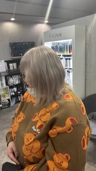 ミディアム REVE美容室 REVEマツエクのヘアスタイル