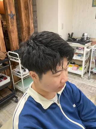 ミディアム メンズ 💥桜木町メンズ専門 💥ルキのヘアスタイル