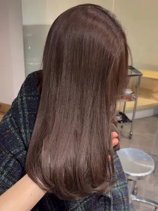 カラー 🩵福岡ブリーチなし レイヤー/紫音🩵のヘアスタイル