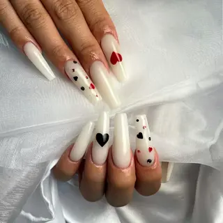 ロング ネイル 下妻ネイルサロン/ 持ちの良いネイルのネイルデザイン