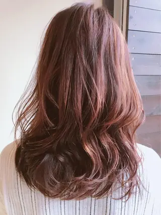 ロング カラー ✨白髪ぼかし 🍀MINAKO☆のヘアスタイル