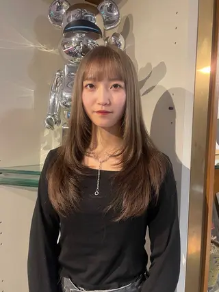 ロング メリケンビューティーパーラー所属・CHIHIRO メリケンビューティーのヘアスタイル