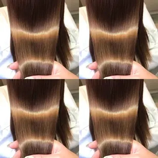 ロング カラー 髪質改善 艶髪矯正 エクステ かいり✂️のヘアスタイル