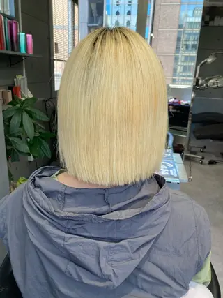 ショート 髪質改善☺︎縮毛矯正 ふじい まりんのヘアスタイル