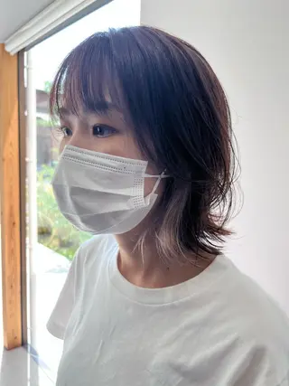 ミディアム 似合わせパーマ/ 山本銀次郎のヘアスタイル