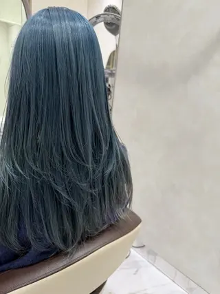 ロング カラー 韓国風🌷✨ 守屋紗希のヘアスタイル