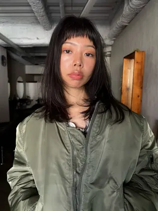 ミディアム Kiji kannaのヘアスタイル