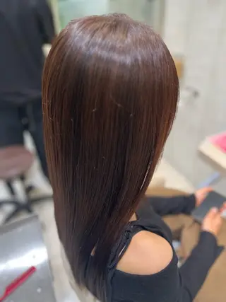 ロング カラー 艶感/髪質改善 カラー✨西澤駿のヘアスタイル