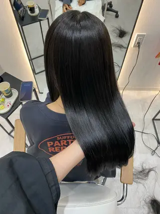 ロング 髪質改善/艶カラー 🎀レイヤーカットのヘアスタイル