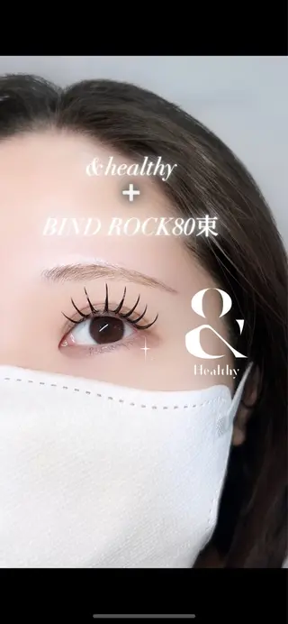 マツエク・マツパ GALN💛mami バインドロックのマツエク・マツパデザイン