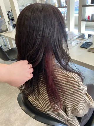 ロング カラー 星野 美沙のヘアスタイル