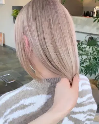 ミディアム カラー 藤田 清志のヘアスタイル