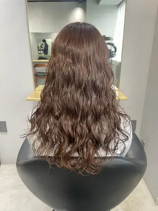 ロング パーマ 【表参道】Ruri デジタルパーマのヘアスタイル