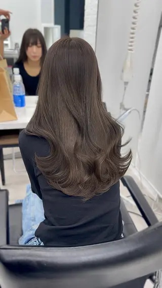 ロング カラー なつき🎀韓国 styleのヘアスタイル