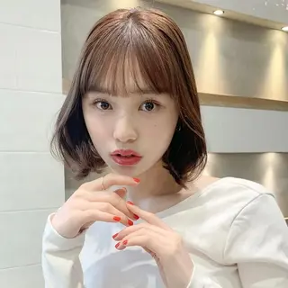 ミディアム カラー IVY所属・🖤韓国艶髪 RINA🖤のヘアスタイル