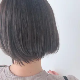 ショート カラー ボブ/ショート/ 縮毛矯正/岸本恭明のヘアスタイル