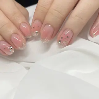 ネイル パラジェルネイル 大人可愛/シンプルのネイルデザイン