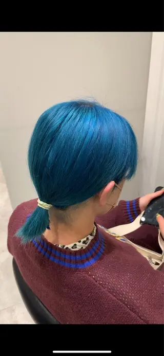ミディアム カラー れい🫧 ハイトーン特化のヘアスタイル