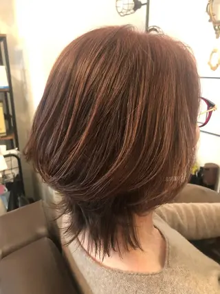 ミディアム カラー 🌺✨小川 友佳✨🌺のヘアスタイル