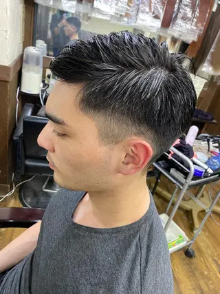 ショート メンズ PSY【サイ】池袋 KYOKAのヘアスタイル