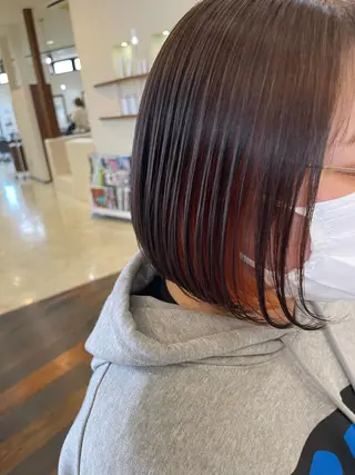 ミディアム 梶原 真帆のヘアスタイル
