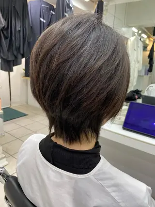 ショート カラー ショートヘア / 星野菜月のヘアスタイル