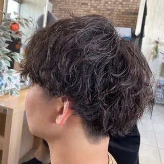 ショート パーマ 💫カットパーマ💫 伊原虎太郎のヘアスタイル