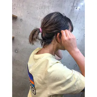 ミディアム カラー センスをお届けします 大谷将生infpのヘアスタイル