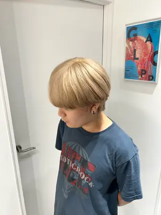 メンズ 🌟カットレイヤー ボブ森龍哉のヘアスタイル