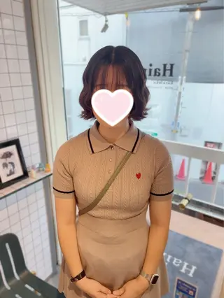ショート さくら 🌸エクステのヘアスタイル