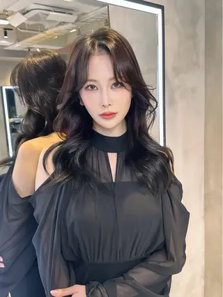 ロング カラー 中韓🇨🇳🇰🇷 🤍TAKAHIROのヘアスタイル